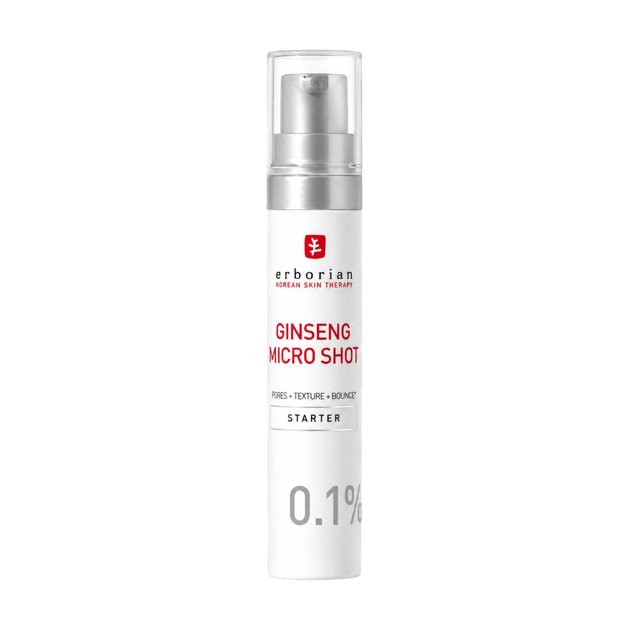 Антивікова сироватка для обличчя Erborian Ginseng Micro Shot Starter 0.1%, 10 мл